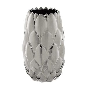 Vaso Decorativo de Cerâmica 17,5x17,5x28cm Mabruk