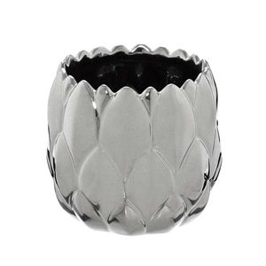 Vaso Decorativo de Cerâmica 14,5x14,5x13cm Mabruk