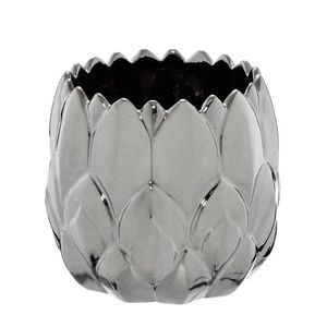 Vaso Decorativo de Cerâmica 18,5x18,5x17cm Mabruk
