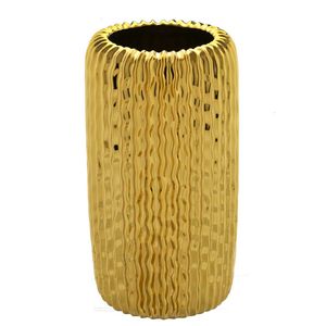 Vaso Decorativo de Cerâmica 16x16x30cm Mabruk