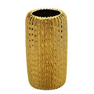 Vaso Decorativo de Cerâmica 14,5x14,5x25,5cm Mabruk