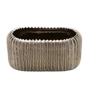 Vaso Decorativo de Cerâmica 21,5x14x10cm Mabruk
