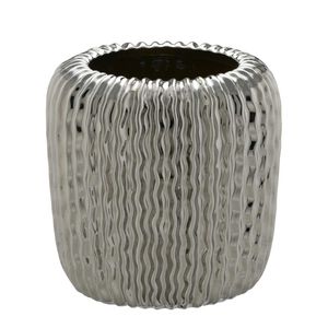 Vaso Decorativo de Cerâmica 17x17x17cm Mabruk