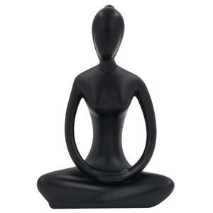 Estátua Yoga Decorativa 10cm em Porcelana Martins&Martins