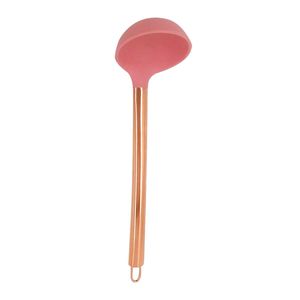 Concha de silicone com cabo de inox rose 30x8-5cm Briwax
