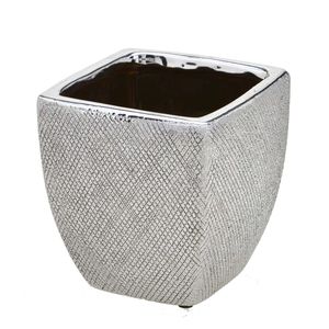 Vaso Decorativo de Cerâmica 14x14x15cm Mabruk