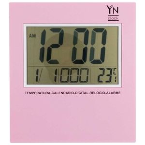 Relógio de Mesa/Parede Digital 19cm em Plástico Imporiente