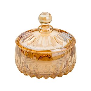 Potiche decorativo de cristal louise ambar 11x11cm Wolff Rojemac