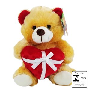 Urso de Pelúcia 20cm em Poliéster Fizzy