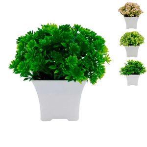Vaso C/ Planta Artificial 5x6,5cm em Plástico Sortidos Javick