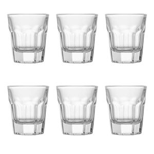 Conjunto 6 copos de vidro allure para shot 30ml BonGourmet Rojemac