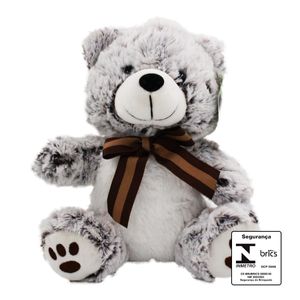Urso de Pelúcia 25cm em Poliéster Fizzy