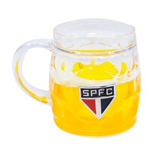 Caneca Chopp C/ Gel Térmico São Paulo 400ml Mileno