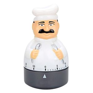 Timer Cozinheiro 10,3x5,8cm em Plástico Clink