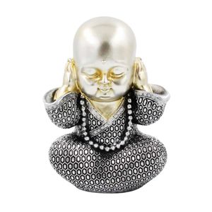 Monge Decorativo 17cm em Resina Gold Brascontinetal