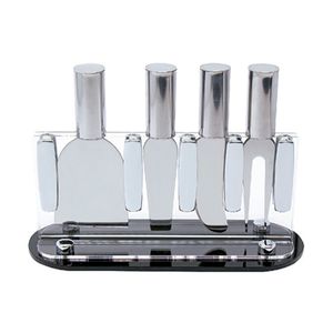 Conjunto  P/ Queijo 5 Peças em Aço Inox Hauskraft
