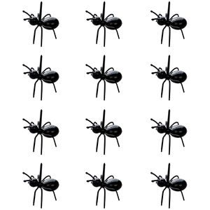 Espetos P/ Petiscos Formiguinha 12 Peças 4cm em Plástico Clink