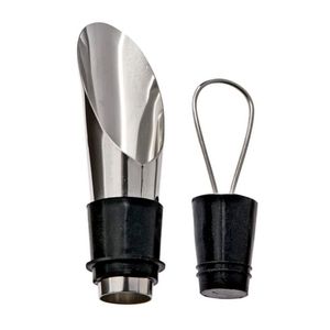 Tampa Rolha P/ Vinho 2x7,5cm  em Aço Inox Clink