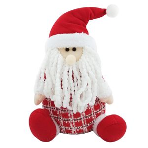 Papai Noel Decorativo 36cm em Tecido Rio de Ouro