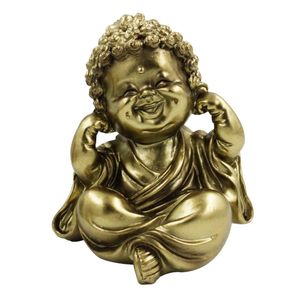 Buda Decorativo 8x7x6cm em Resina Youbai