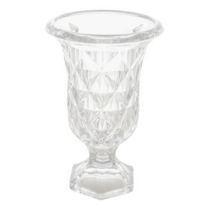 Vaso de vidro Diamond 15x24cm Lyor