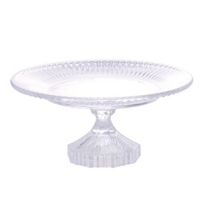 Prato P/ Bolo Renaissance 18x9cm em Cristal Lyor