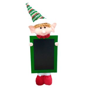 Quadro Duende Natalino Decorativo 65cm em Poliéster Fartex
