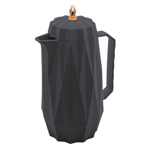 Garrafa Térmica 1 Litro Diamond Cinza em Plástico Lyor