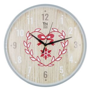 Relógio de Parede Heart Analógico 30cm em Plástico Imporiente