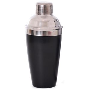 Coqueteleira 500ml Preta em Aço Inox Wincy