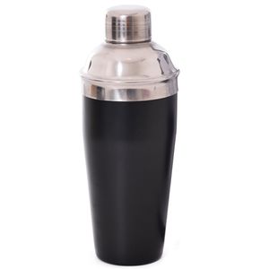 Coqueteleira 750ml Preta em Aço Inox Wincy