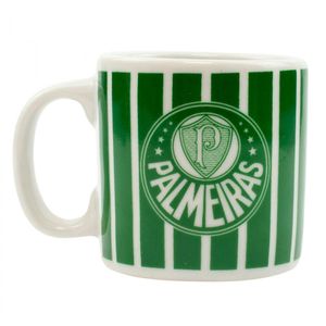 Caneca Palmeiras 120ml em Porcelana Mileno