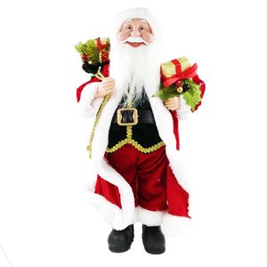 Papai Noel Decorativo 20x15x45cm em Plástico e Poliéster Rio Master