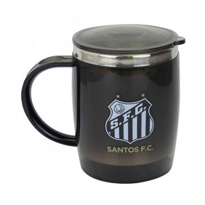 Caneca Térmica Santos 450ml em Aço Inox Mileno