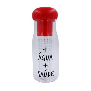 Garrafa C/ Infusor 600ml em Plástico