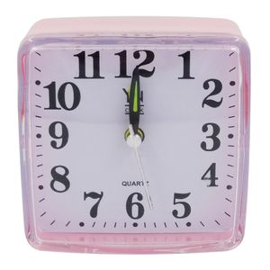Relógio de Mesa Quadrado 8,5cm em Plástico Imporiente