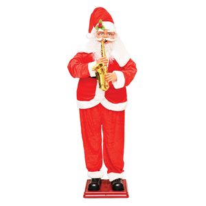 Papai Noel Musical C/ Saxofone 180cm Fartex