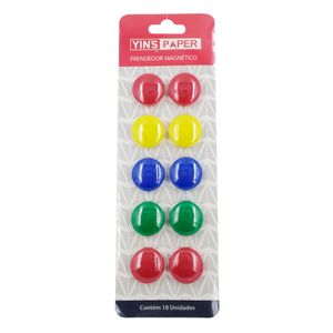 Jogo de Imã Colorido 10 Peças YIN`S