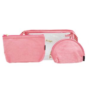 Kit Nécessaire 3 Peças em Poliéster Rubys