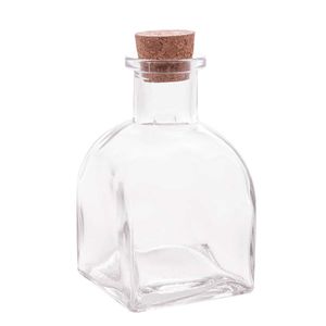 Mini Pote C/ Tampa de Rolha 110ml em Vidro Lyor