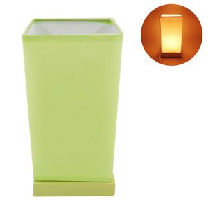 Abajur de Mesa Bivolt 24x12cm em Tecido Imporiente
