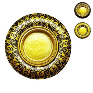 Castiçal Decorativo de Resina 8x1,5cm Modelos Sortidos Youbai