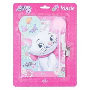 Diário Livro de Segredos Marie C/ Caneta Pompom + Cadeado DCL Editora