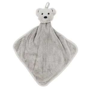 Toalha Bate Mão C/ Alça Urso 25x40cm em Tecido Imporiente