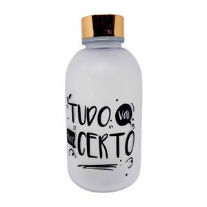 Garrafa C/Frases Motivacionais  600ml em Plástico Interponte