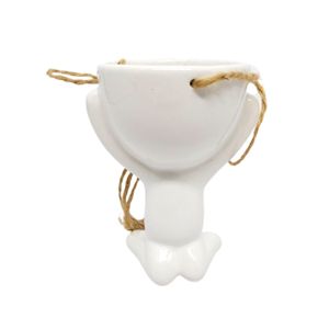 Vaso decorativo cerâmica 10cm Interponte