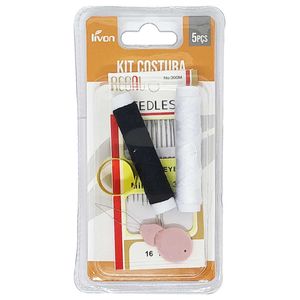 Kit Costura 12x6cm 5 Peças em Plástico Livon