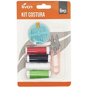 Kit de Costura 6 Peças em Plástico Livon