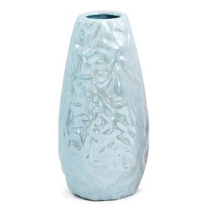 Vaso Decorativo 7x18cm em Cerâmica Rio de Ouro
