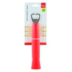 Abridor de Garrafa / Soquete Plástico e Inox 19x3cm Wincy